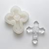 Quicksand Jewelry Pendant Mold Selectable Straped Crosses Shape Silicone Molds for Quicksand Crosses Pendants