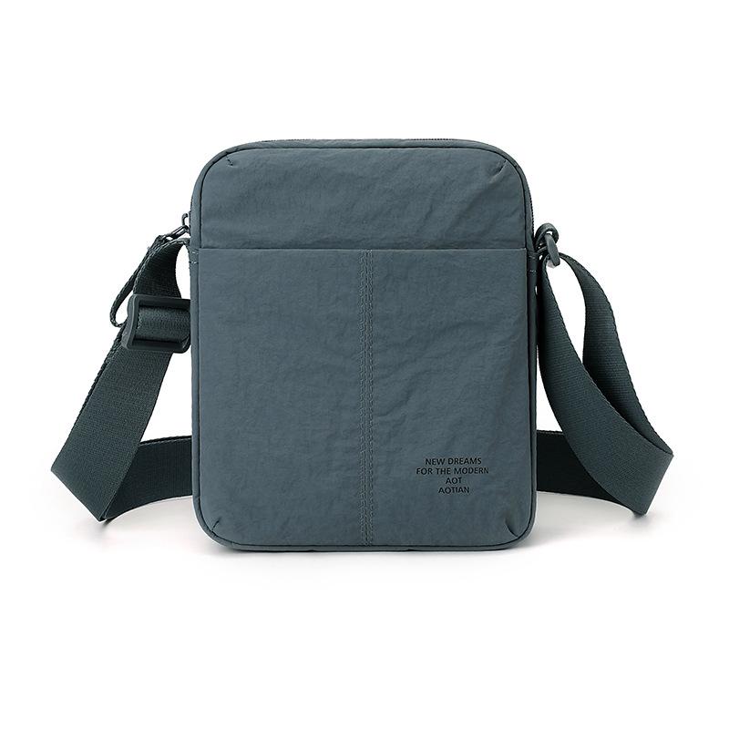 Men's Nylon Crossbody Bag Lightweight Water Resistant Shoulder Sling Messenger Travel Bag