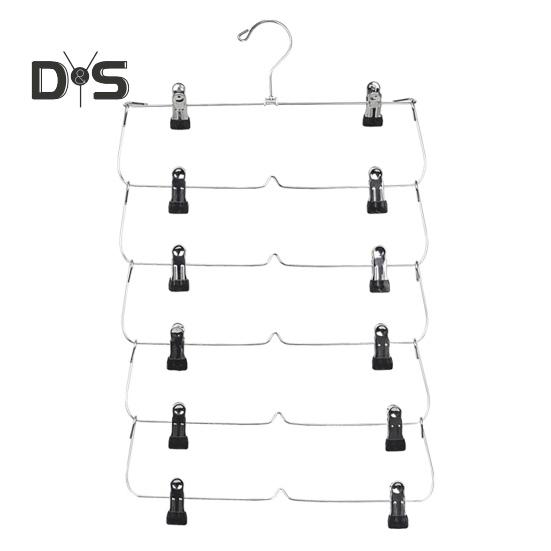 

Органайзер для одежды, вешалка для одежды, прочный несущий нержавеющий многоярусный органайзер для шкафа с поворотным на 360 градусов крючком чёрный