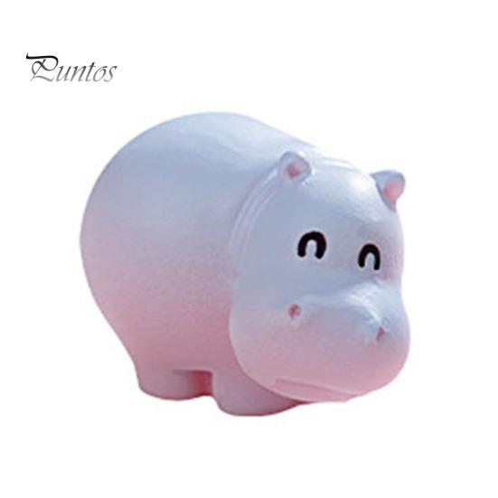 

Миниатюрная фигурка бегемота, мини-мультяшный бегемот, украшение своими руками, микропейзаж, сказочный сад, животное, смоляная статуэтка, украшение F