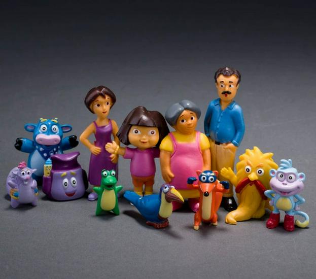 Trolls 12-Style Figurines: Ugly Dolls and Micro Landscape Cake Decorations