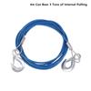 4/5M Car Tow Rope Auto Pull Roped 3-7 Tons Steel Wire Tow Ropd Traction Roping Trailer Pulls Rope With Hooks Car Emergency Tool