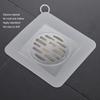 4pcs Flat Suction Cover Silicone Odor Resistant Strong Suction Multifunctional Drain Plug Cover White Gray