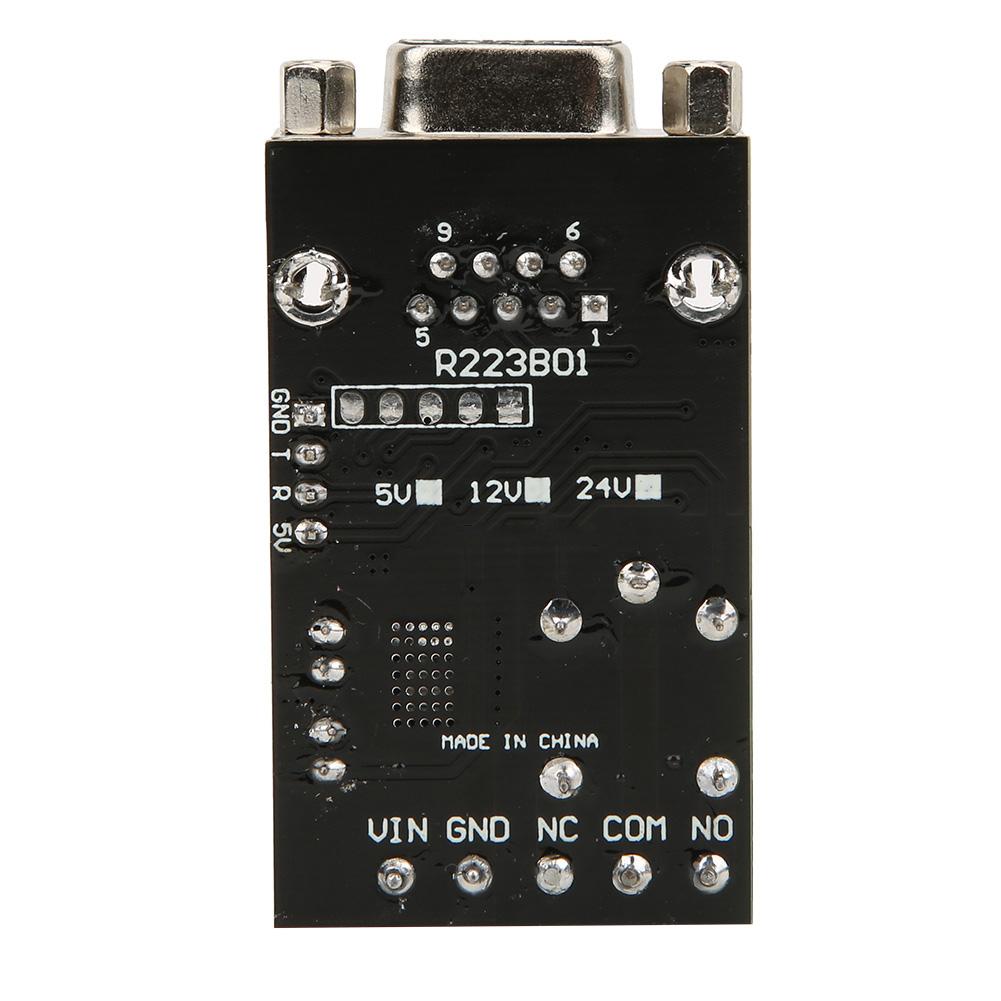 RS232 Delay Relay Module 1 Channel Serial Port UART Multifunctional DC12V R223B01