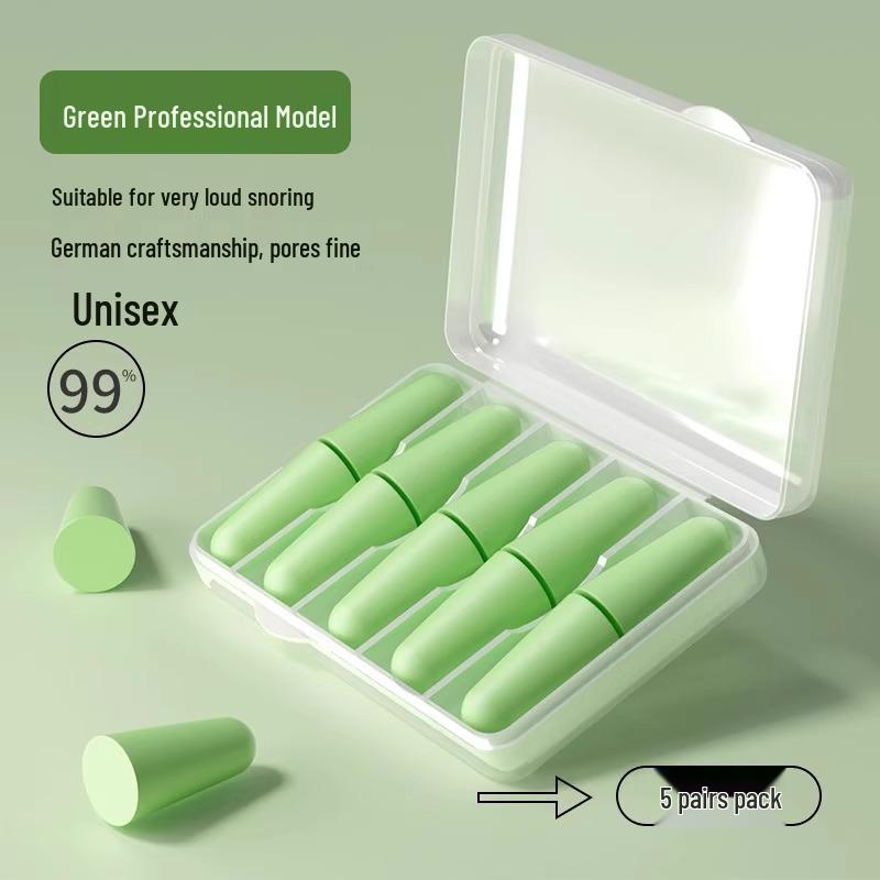 German Silicone Earplugs: Noise-Reducing, Soundproof for Sleep and Study