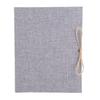 10.43x8.27in Linen Craft Card Album Rope Strap Binding Loose Leaf Photo Book  Anniversary Gift