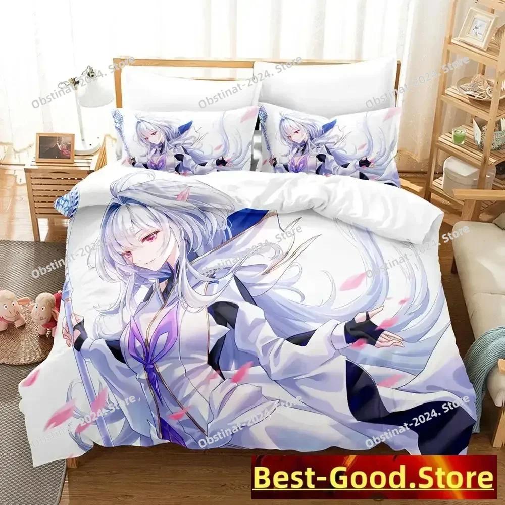Fate Grand Order, Merlin Bedding Set Printed Bed Set With Pillowcase Duvet Cover Soft Single Double Queen Super King Size