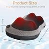 Dual-Use Neck & Back Massager Pillow with Heat Therapy for Home & Car Use