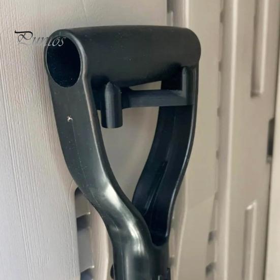 6Pcs Storage Shed Hooks for Suncast/for Craftsman Shed Black J-shape Tool Hangers Plastic Shed Garden Organization Accessories for Garage Wall Shed