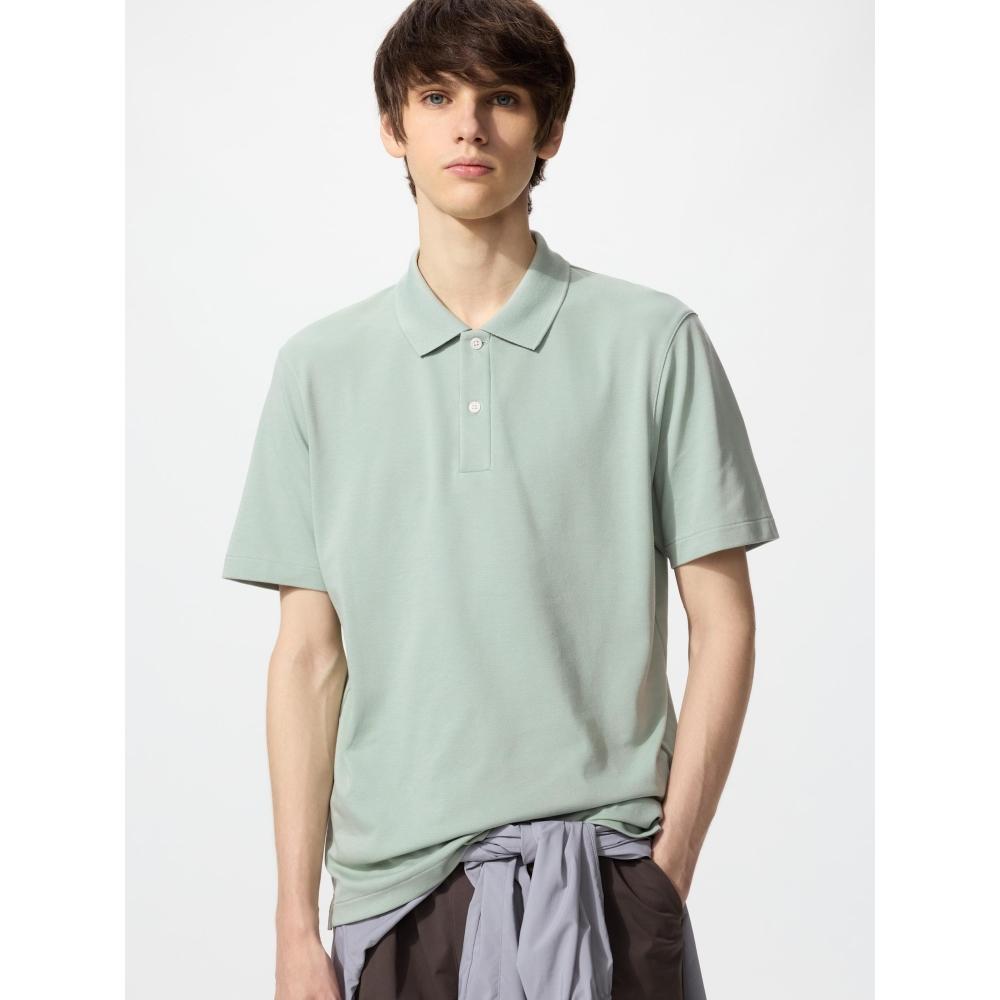 Uniqlo Japan Air Rhythm Cotton Kanoko Polo Shirt