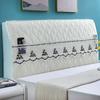 Four Season Universal Thickened Padded Headboard Cover Bedhead Fabric Full Protective Cover Solid Wood Soft Pack Bed Dust Cover