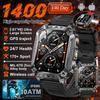 2026 New 1400mAh Battery Smart Watch GPS Path Bluetooth Call 10ATM Waterproof Swim Sport Run Hiking Outdoors Military Smartwatch