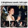 For DJI Osmo Pocket 3 Desiontal Portable Magnetic Fill Light, PM02 Dual Light (Black)