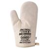 Gant De Cuisine Beige Pas Facile D'être Aide-soignante Et Cuisinière D'exception... Mais Ça Va, Je Gère ! | Coton Recyclé 280 G/m²