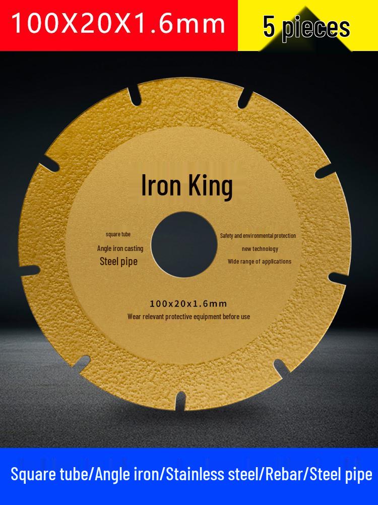 Diamond Abrasive Cutting Disc for Angle Grinder - Metal & Stainless Steel Wheel