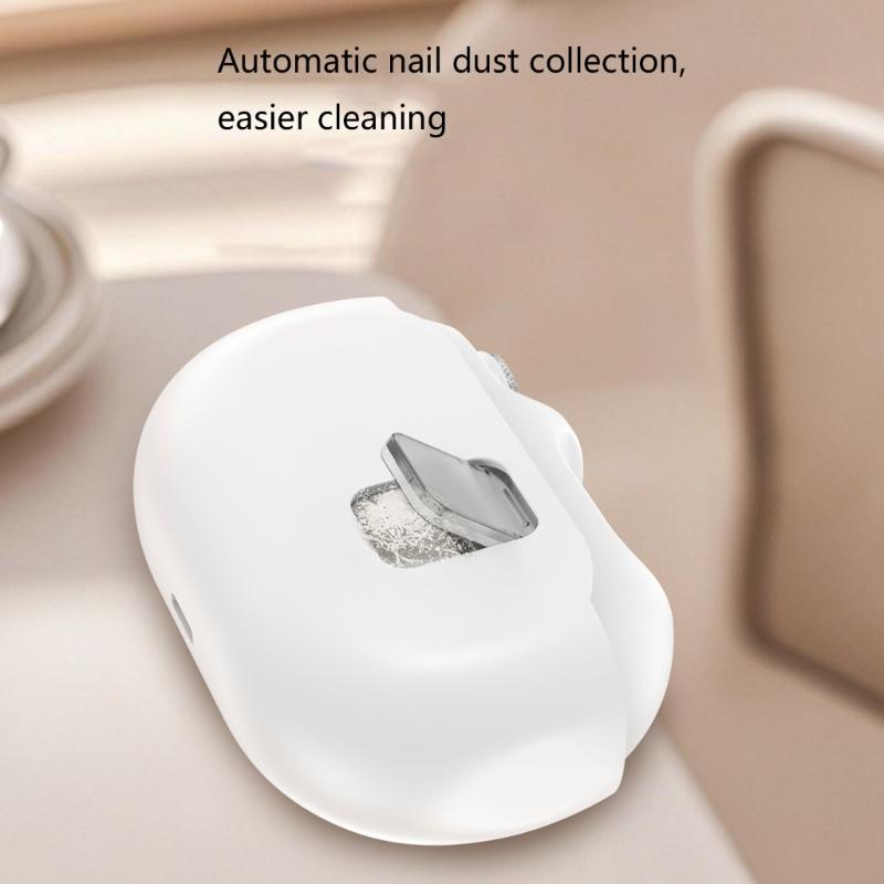 Nail Trimmer Rechargeable Electric Nail Cutter Safe And Quiet Operate Precise Trimming And Polishing For Adults And Kids