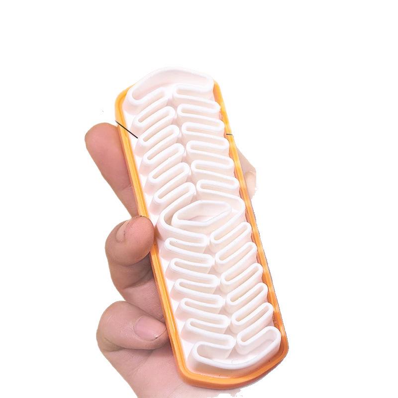 Suede and Nubuck Shoe Cleaning Brush with Soft Rubber Bristles for Stain Removal