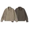 Unisex Solid Color Lapel Jacket - Versatile, Loose Fit for Spring & Autumn (Model JK9389)