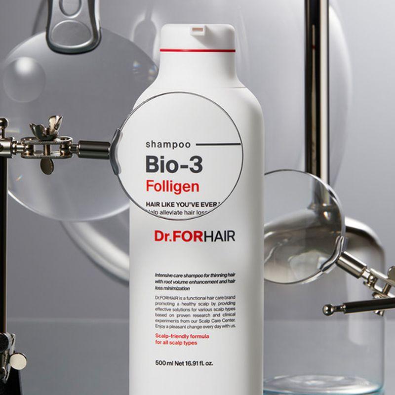 Dr.FORHAIR Hair Loss Reduction and Root Volume Improvement Folgen Bio-3 Shampoo 500mlX2