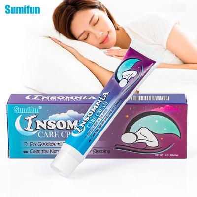 Sumifun Crema per il Sonno Crema per la Cura dell'Insonnia Allevia Stress Ansia Aiuta il Sonno Unguento Erboristico Prodotto per la Cura della Salute