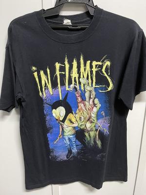 In Flames Band Classic Style Unisex Black Short Sleeve T-shirt QT6597