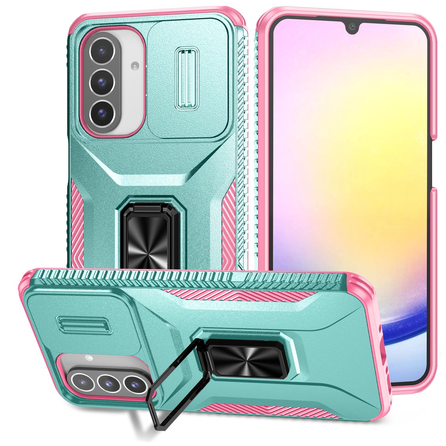 

Кольцо для крышки объектива камеры, автомобильное крепление, подставка, гибридный жесткий ПК, мягкий TPU, противоударный защитный чехол для Samsung Galaxy/iPhone/Motorola/Google/OnePlus Samsung Galaxy A16