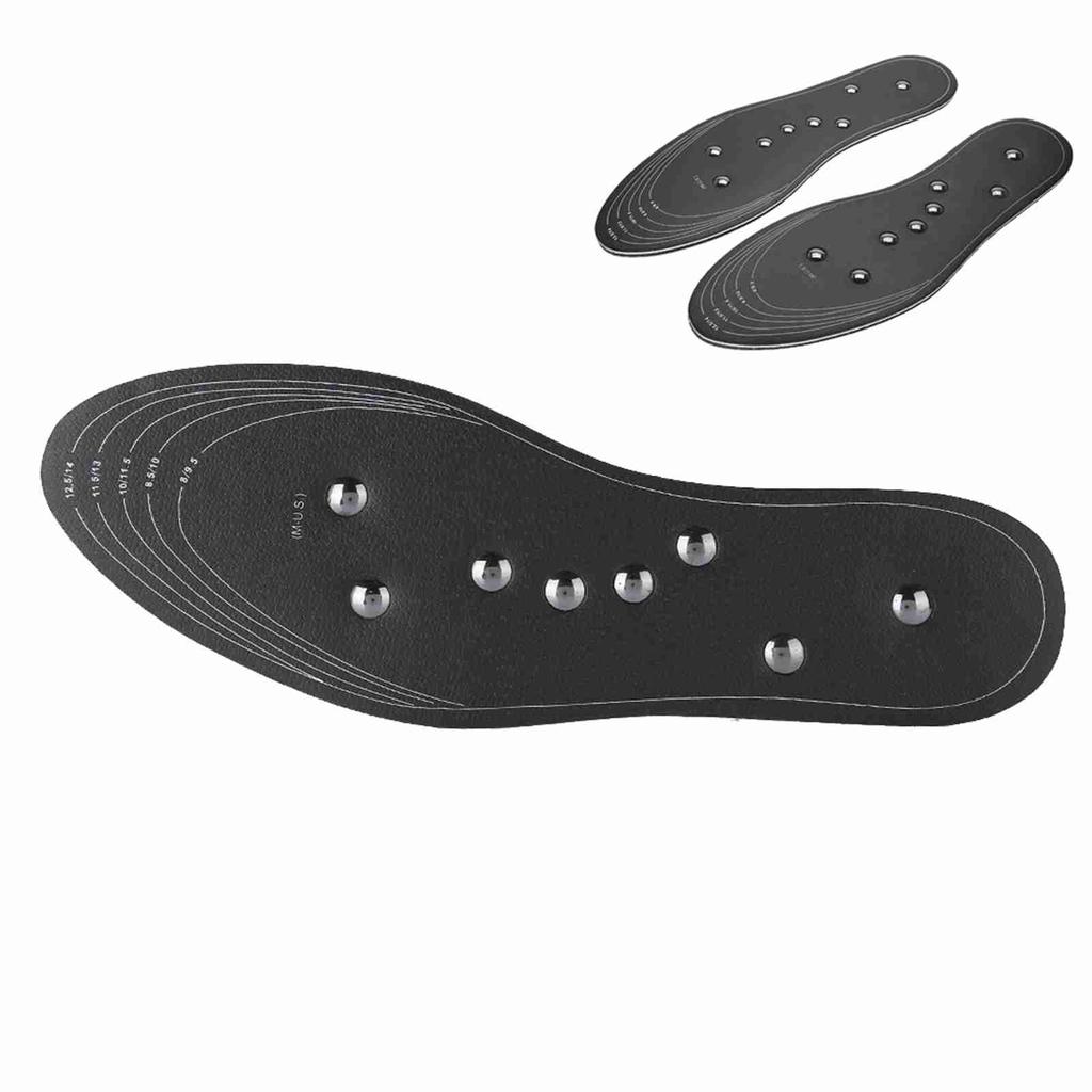 Unisex Breathable Insoles Comfortable Shock Absorbing Foot Pads 1 Pair L (Size 4146)