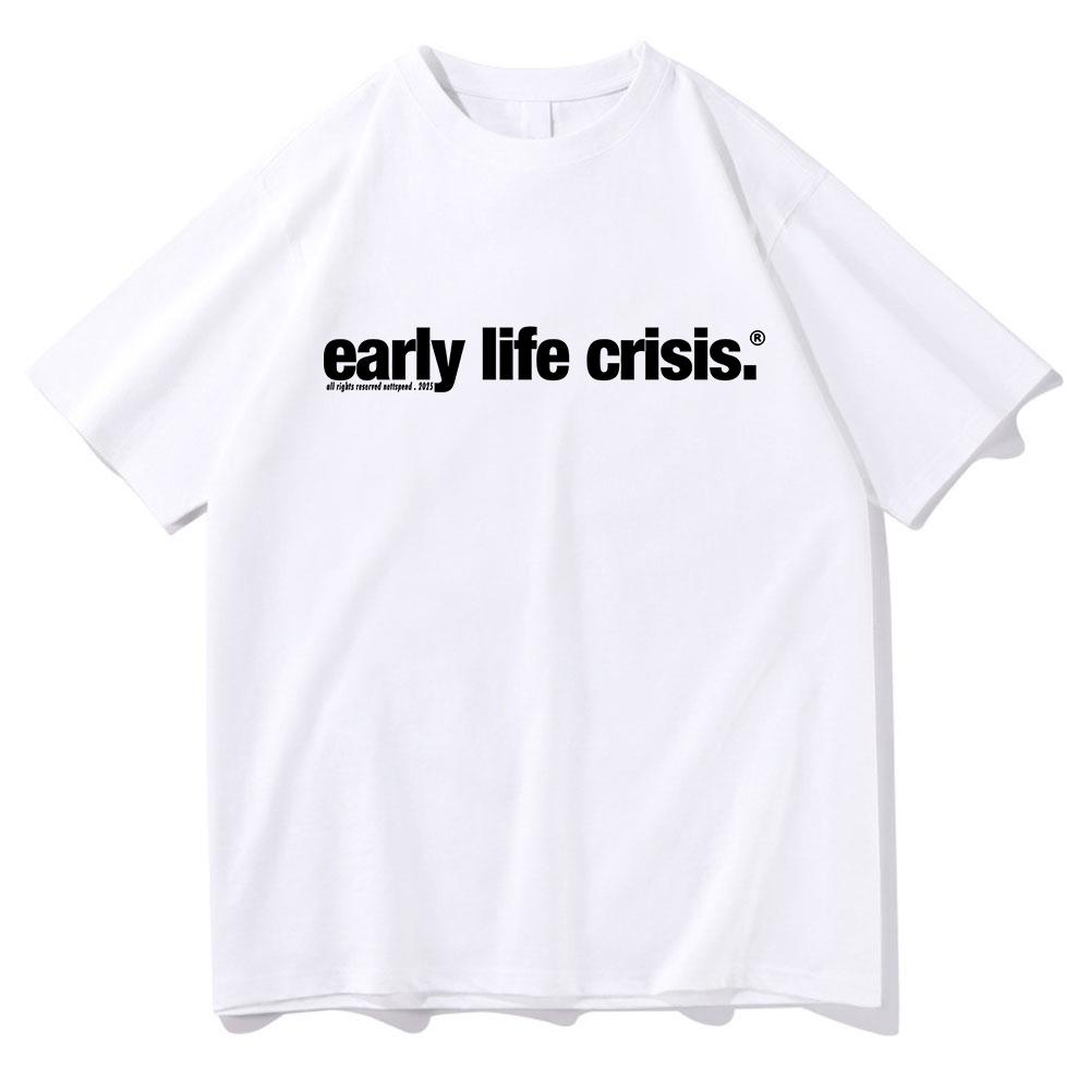 T-shirt Crisi della Giovinezza Netttspend 2026 Moda Abbigliamento Uomo e Donna Capo in Cotone Top Grafico T-shirt di Alta Qualità