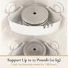 Suction Cup Shower Rack No Drilling Required, No Adhesive Required, Durable And Removable, In-Shower Storage Rack, Holds 22 Pounds, White 25