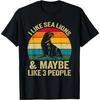I Like Sea Lions And Maybe Like 3 People, Funny Sea Lion T-Shirt