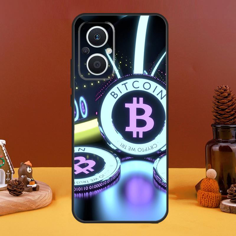 Bitcoin BTC Case For OPPO Reno 8T 4Z 5Z 10 Pro 11 F 4 5 6 7 8 Lite OPPO Find X5 X6 Pro X2 X3 Lite Cover