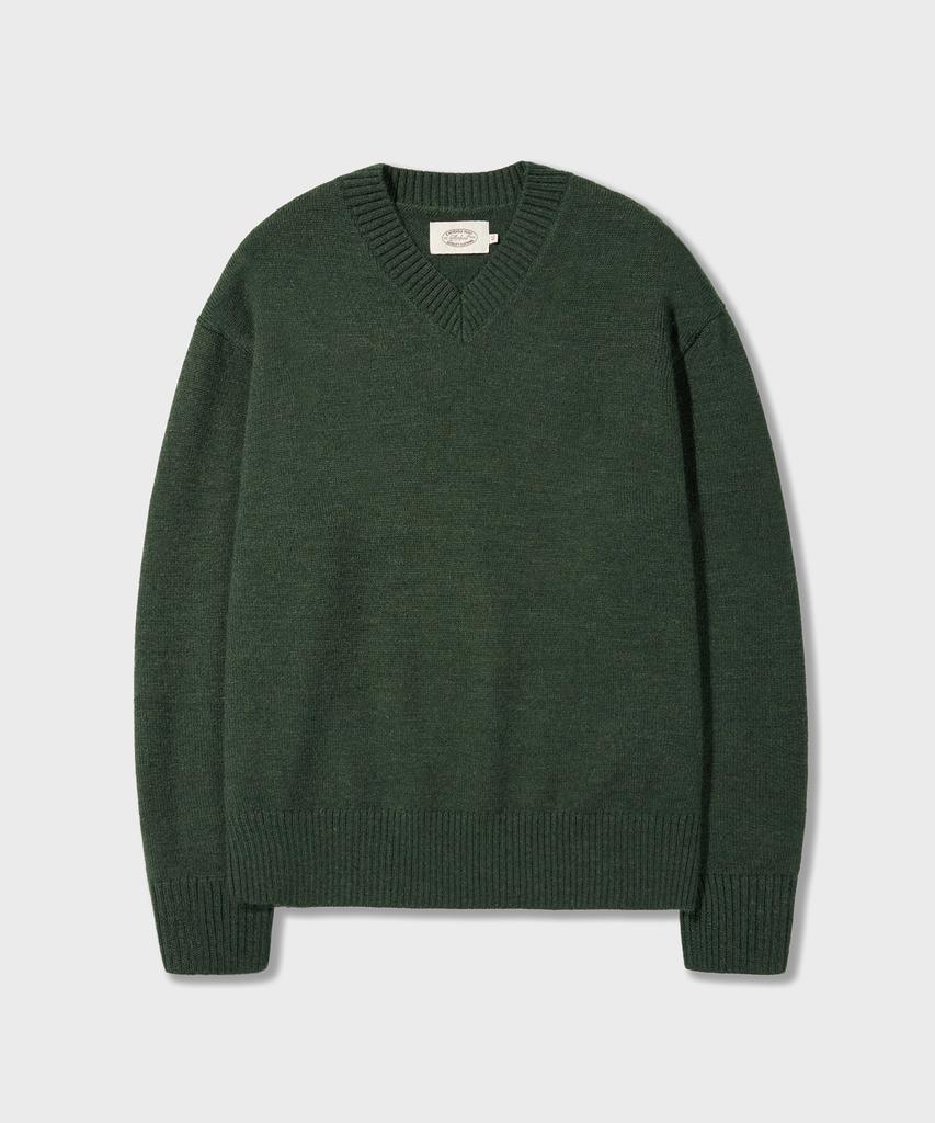 AMFEAST Essential V-Neck Knit Green