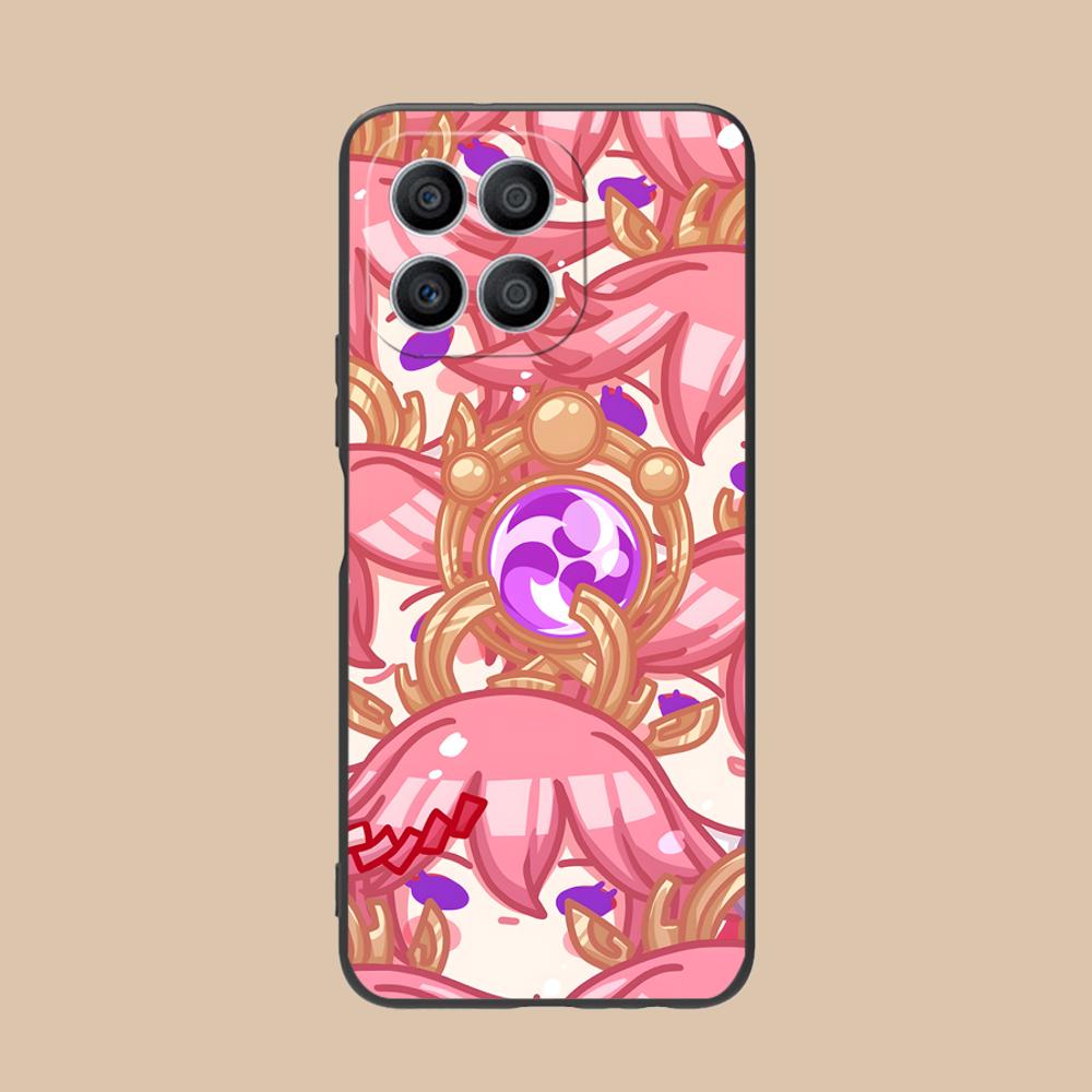 Game GI Miko Matte TPU Mobile Phone Case for Honor 90 80 70 60 50 30 20 10 9 8 7 Pro S SE Lite 5G Colorful Printing Cover