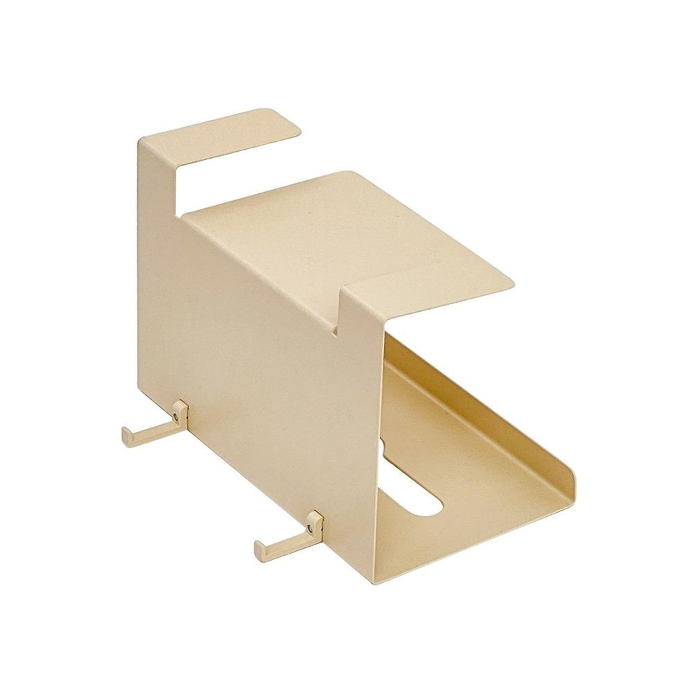 Iron Under Cabinet Paper Towel Holder Wall Mounted Roll Paper Holder Bathroom бежевый