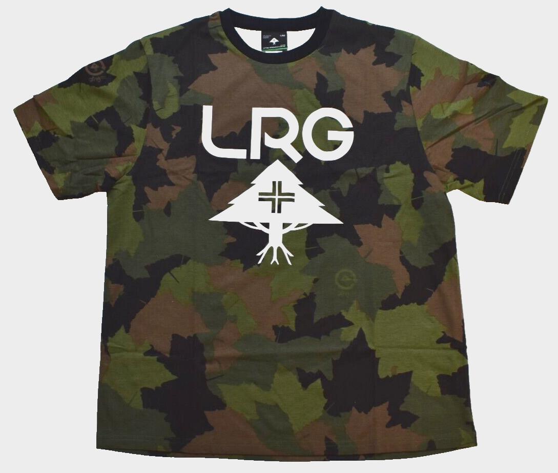 Lifted Research Group LRG Mens Dark Camo Double OG Tree Graphic Shirt NWT Medium XL