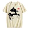 Hip Hop Oversized Top Rock Punk Streetwear Short Sleeve Tshirt Retro Goth Y2k Cotton Tshirt Harajuku Streetwear