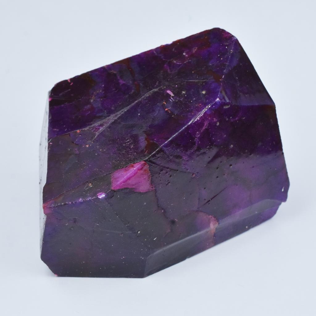 Natural Purple Sapphire Loose Gemstone 145 ct Uncut Rough September Birthstone for Gem Collections