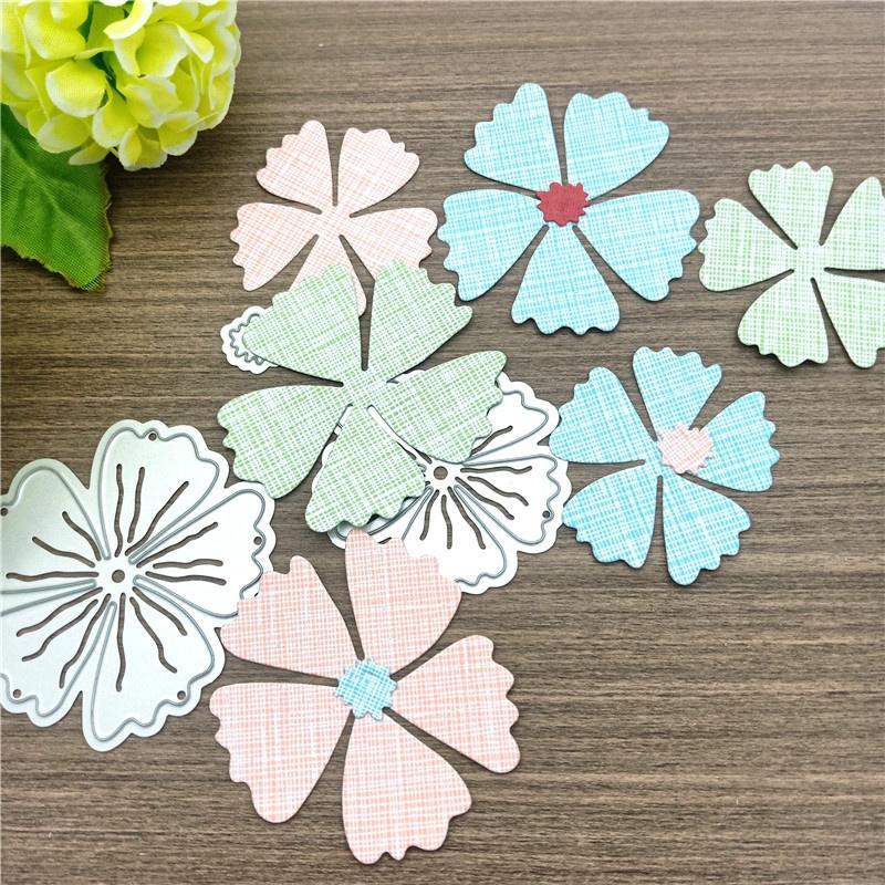 Flower Metal Cutting Dies Stencil for DIY Scrapbooking Photo Album Embossing Paper Cards Crafts Diecuts