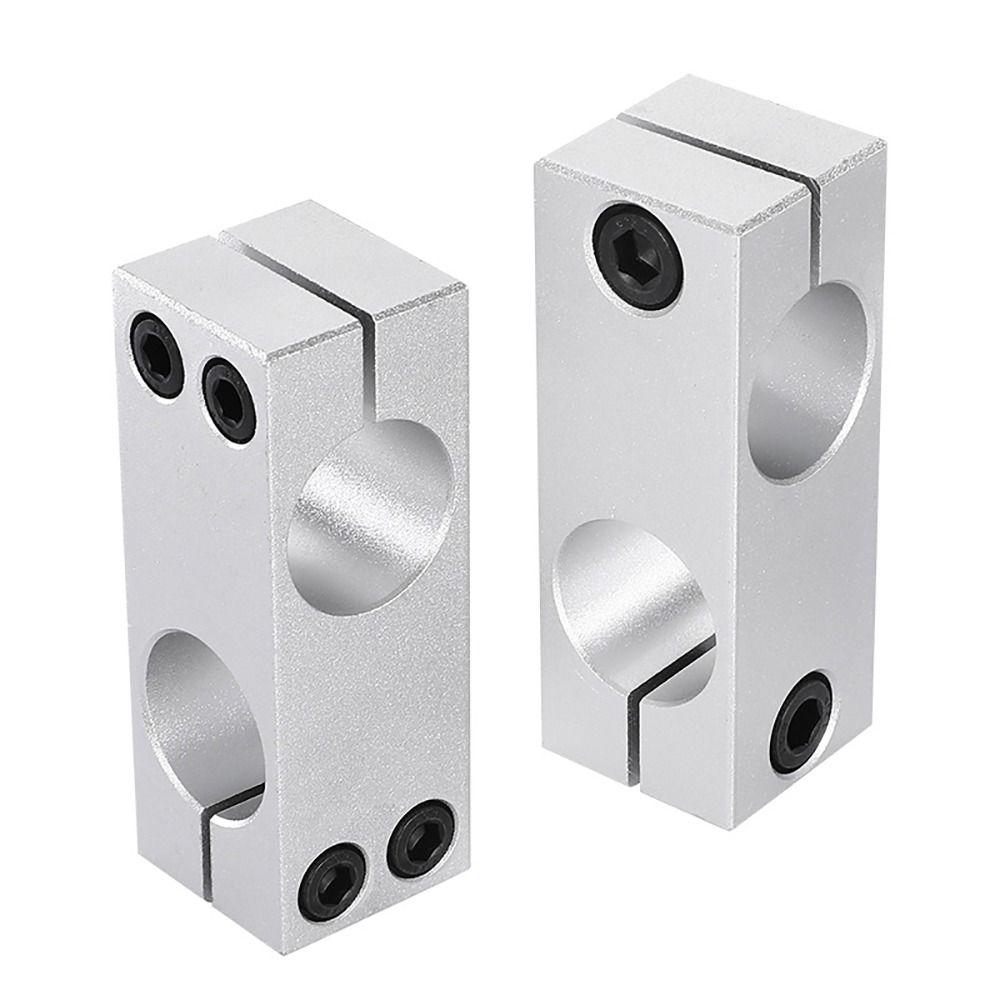 1 st Vertikal Fixerad Diameter Pelare Fästklämma Aluminiumlegering Fästkorsklämma