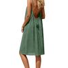 Europäisches & Amerikanisches Damen Strand Resort Spaghettiträger Kleid - Sexy Kurzer Rock Bikini Cover-up Stil