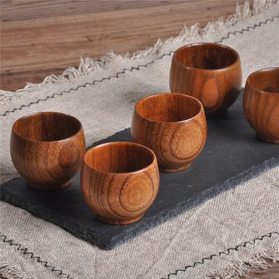 Wooden Big Belly Cups Handmade Natural Wood Cups Beer Tea Coffee Milk Water Cup Kitchen Bar Drinkware Handmade
