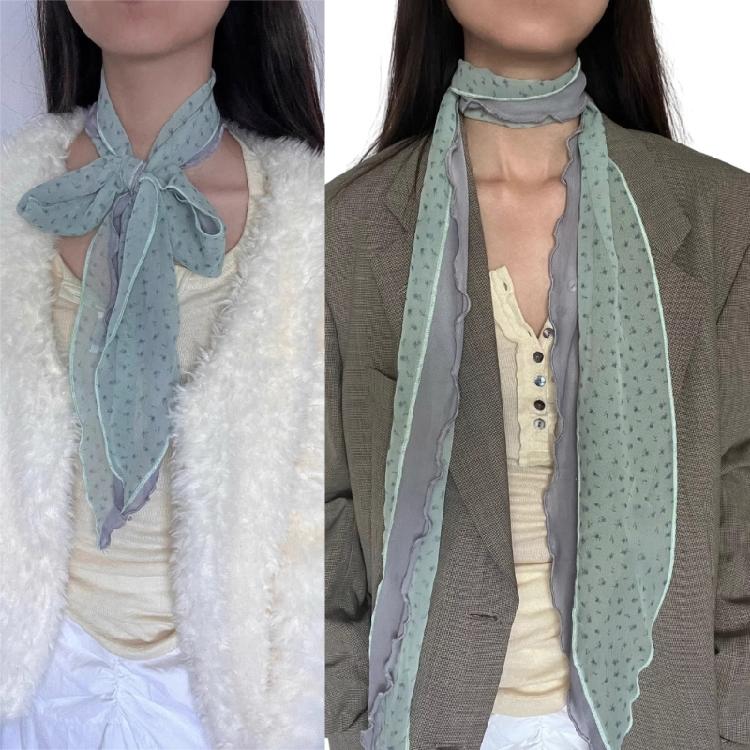 Fashion Unisex Skinny Long Scarf Gentle Fabric Multipurpose For City Fashion Enthusiasts