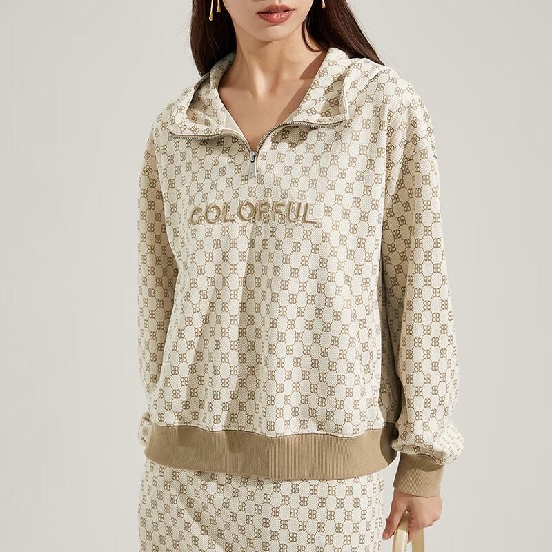 Women's Casual POLO Collar Sweatshirt