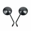 Universal Round Retro Motorcycle Rearview Mirror Honda NS125LA Scooter Aluminum Alloy Side With 8mm/10mm Right/Left