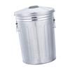 8L Outdoor Metal Trash Can with Seal Lid Rustic Vintage Design for Patio Farm Compost Bin Heavy Duty Storage Container Versatile