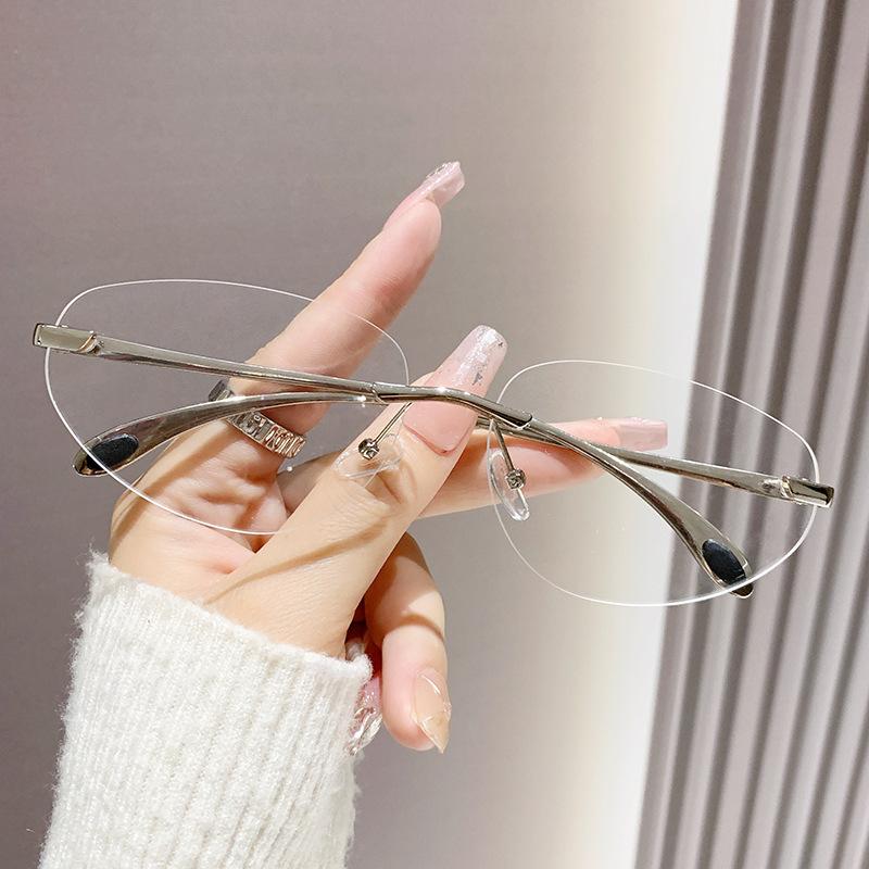 Fashion Oval Sunglasses Women's Stylish UV Protection Fashionable Y2K Unisex Sunglasses Trendy Shades Personality Sun Protection