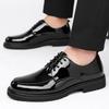 2025 neue Lackleder Businesskleid Lederschuhe Herren professionelle Mode Baita atmungsaktive Herren glänzendes Leder Mode Hochzeitsschuhe