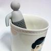 Tea Brewing Little Man/Abstract Bitter Tea Mr.Tea Water Filter/Office Lazy Person's Tea Brewing Gadget/Tea Separation Prank Item