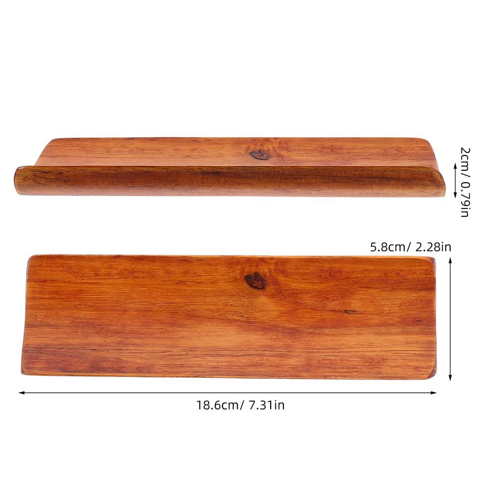 4 pièces Porte-serviettes en bois Plateau de service rectangulaire polyvalent pour serviettes à sushi Plat Vaisselle élégante pour table de cuisine