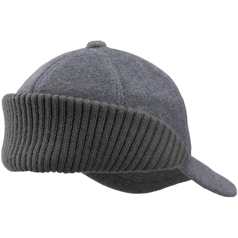 Mizuno Fleecová čepice Breath Thermo s náušníky Unisex C2JWA601, Hřejivá čepice odvádějící vlhkost, Šedá, (Obvod hlavy 55-60 cm),